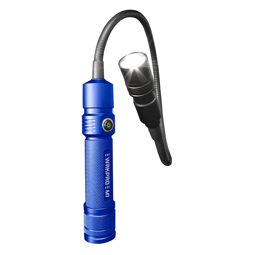 M1| Håndlampe med flexarm og zoom WRKPRO by Diesella