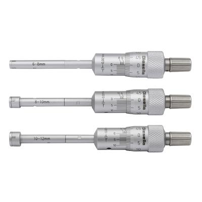 Invändig 3-Punkt mikrometer i sats 6-12 mm inkl. förlängare och kontrollringe