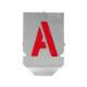 Stencil sæt med bogstaver A-Z+& med 30 mm tegnhøjde (27 dele)