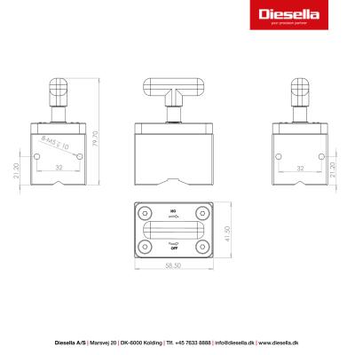 POWERMAG Z Firkantet magnet med on/off funktion (120kg/1175N)