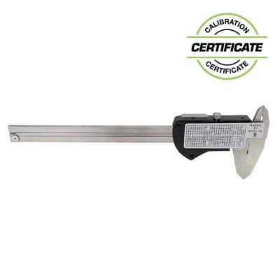 IP54 Digital Skydelære 0-150 x 0,01 mm DIN 862 med 40 mm kæber og ABS funktion (Inkl. Certifikat)