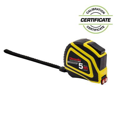 Båndmål 5Mx19MM Gummibelagt ABS hus med Auto-Lock og magnet (MID Klasse II) (Inkl. Certifikat)